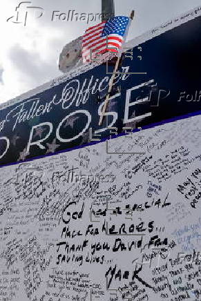 Memorial for slain Dekalb County Police officer killed in CDC shooting in Atlanta