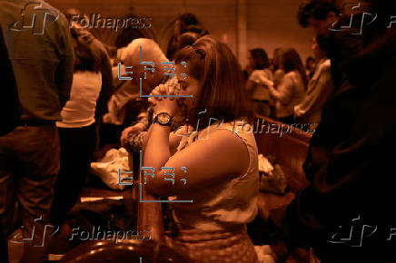 Worshippers participate in Stations of the Cross at St Mary’s Catholic Cathedral in Sydney