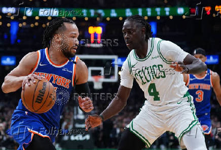 NBA: Playoffs-New York Knicks at Boston Celtics