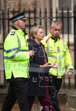 Aftermath of car ramming incident in Liverpool