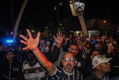 Invasão da torcida do Corinthians no Parque São Jorge