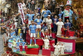 Figurine of Belgian soccer player Kevin De Bruyne produced in Naples