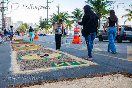 Celebração de Corpus Christi - Praia Grande