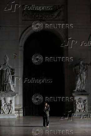 Dress rehearsal of Hugo von Hofmannsthal's drama Jedermann in Salzburg