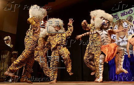 Awareness campaign on International Tiger Day in Bangalore