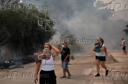 Wildfire in Greece's Peloponnese region