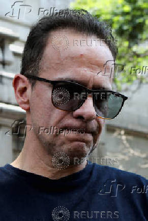 Israel Vallarta holds press conference outside Supreme Court of Justice, in Mexico City