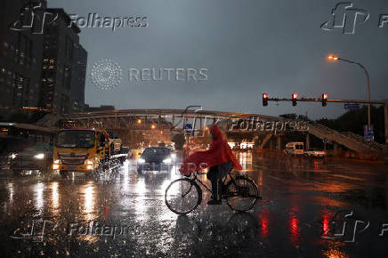 A rainy evening in Beijing