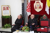 Latin Patriarch of Jerusalem Pierbattista Pizzaballa press conference in Jerusalem