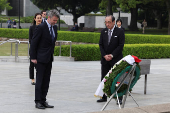 Denmark's King Frederik X pays respects to atomic bomb victims at Hiroshima Peace Memorial Park