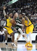 NBA: Playoffs-Indiana Pacers at Milwaukee Bucks