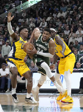 NBA: Playoffs-Indiana Pacers at Milwaukee Bucks
