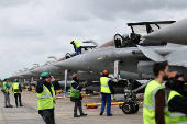 The French Navy's Landivisiau Air Base in Saint-Servais