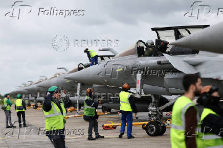The French Navy's Landivisiau Air Base in Saint-Servais