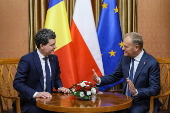 Romanian President-elect Nicusor Dan visits Warsaw