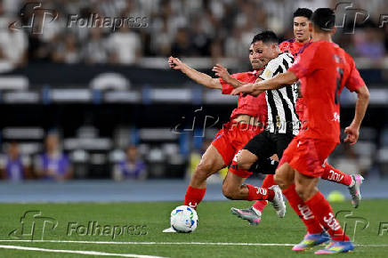 Partida entre Botafogo e Universidad de Chile válida pela Copa Libertadores.
