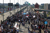 Anti-government protest in Belgrade