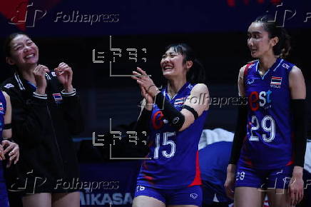 FIVB Volleyball Women's Nations League - Belgium vs Thailand