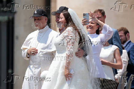 Pope Leo XIV holds general audience in St. Peter's Square, at the Vatican