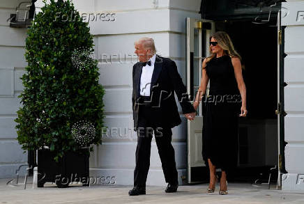 U.S. President Trump attends