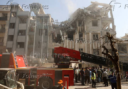 Aftermath of Israeli strikes, in Tehran