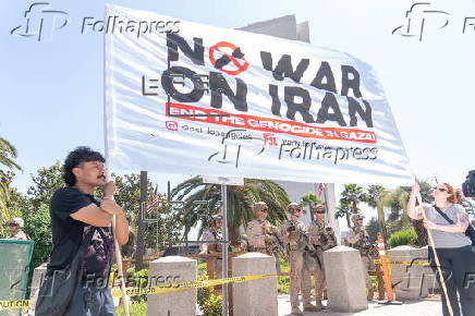 Protesta pacifista contra la guerra tras los ataques aéreos contra Irán