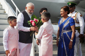 Indian PM Narendra Modi visits Trinidad and Tobago