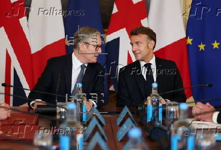 French President Emmanuel Macron visits Britain