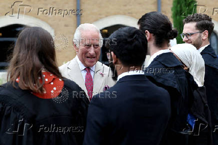 Britain's King Charles visits Oxford Centre for Islamic Studies in Oxford
