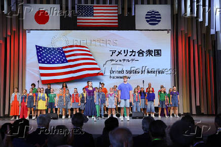U.S. Secretary of the Treasury Bessent attends the USA national day celebration at Expo 2025 in Osaka