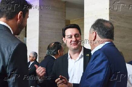 Governador Ratinho Junior na Associação Comercial do Rio de janeiro