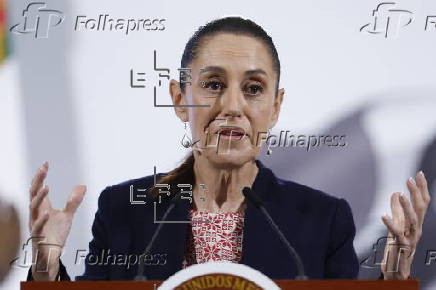 Rueda de prensa diaria de Claudia Sheinbaum en México