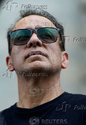 Israel Vallarta holds press conference outside Supreme Court of Justice, in Mexico City