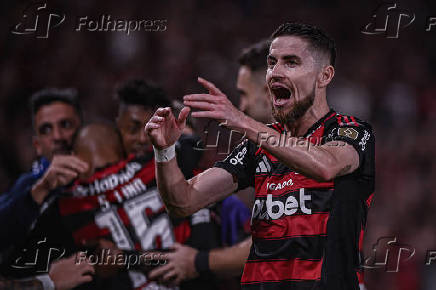 Partida válida pela Copa Libertadores da América entre Flamengo e Internacional