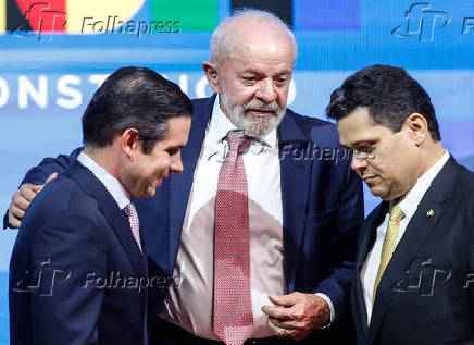 Lula durante encontro com prefeitos em Brasília
