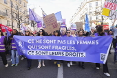 International Women's Day march in Paris