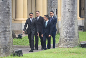 Chegada dos representantes do BRICS para a reunião ministerial