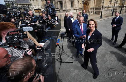 Swearing-in of Reform UK MP Sarah Pochin at parliament in London