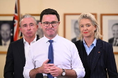 Post-election press conference at Parliament House