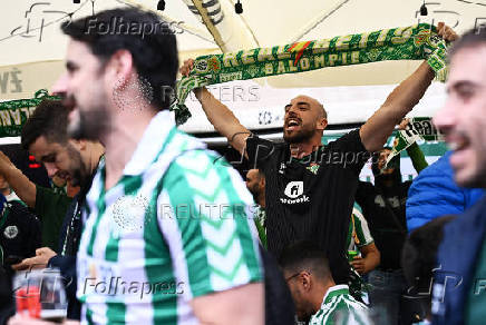 Conference League - Final - Real Betis & Chelsea fans gather in Wroclaw