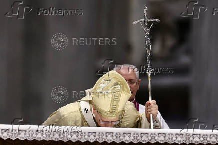 Pope Leo leads Mass in St. Peter's Basilica, at the Vatican