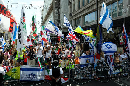 Pro-Palestinian demonstration in London