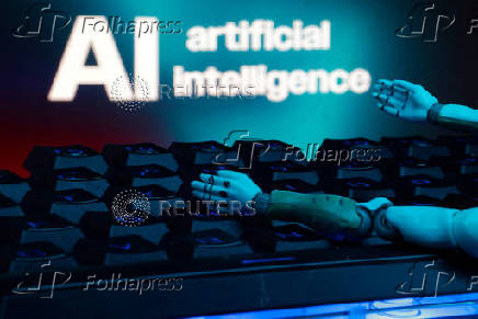 FILE PHOTO: Illustration shows message reading 