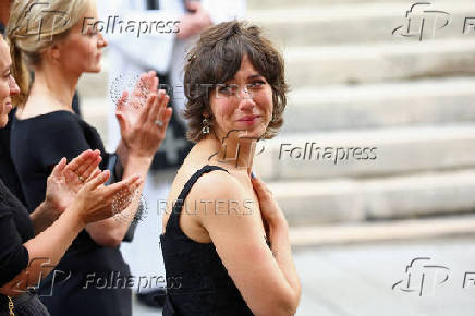 Funeral of late French talk show host and TV journalist Thierry Ardisson in Paris