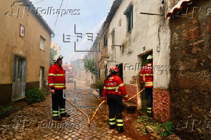 Forest fire in Portuguese municipality of Penamacor