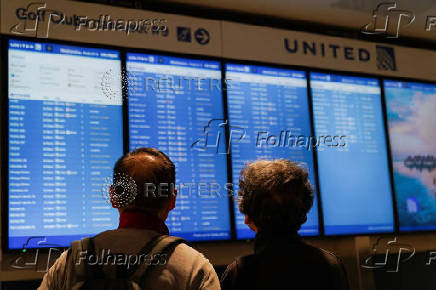 United Airlines system outage grounds flights at Newark Liberty International Airport