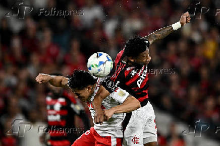 Partida entre Flamengo e Internacional válida pelo Copa Libertadores 2025.