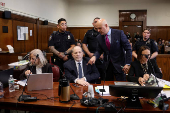 Weinstein appears at Manhattan Criminal Court for his rape and sexual assault retrial in New York