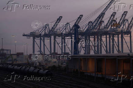 Container cranes at the Port of Savannah