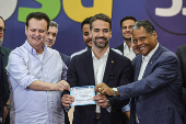 Filiação do governador do RS, Eduardo Leite, ao PSD em SP